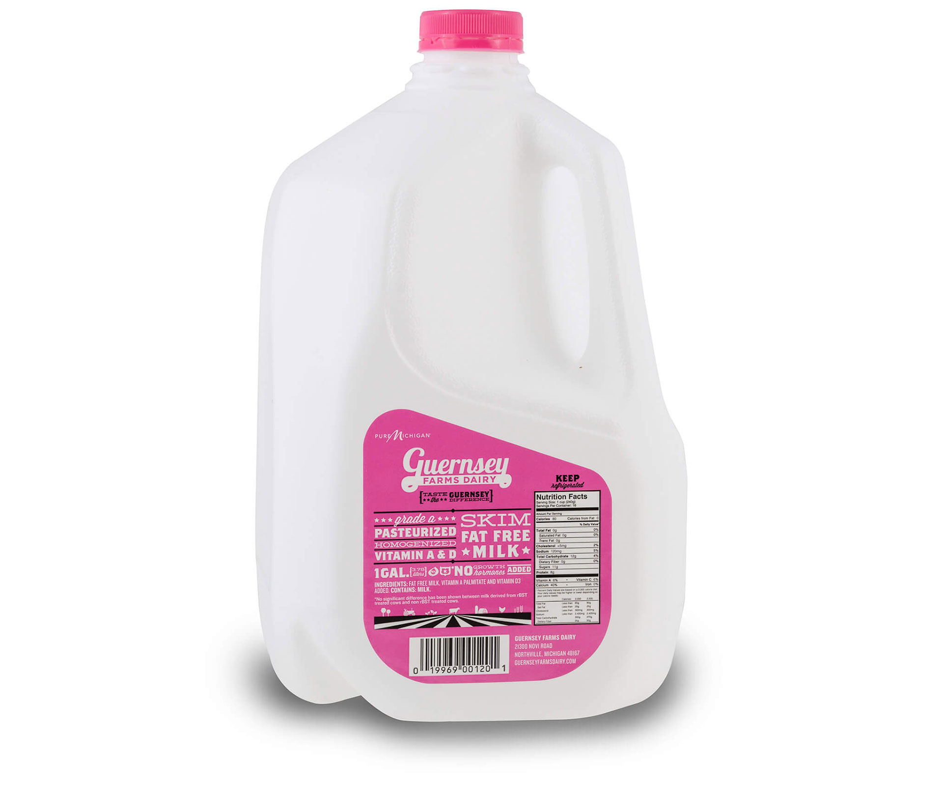 1 2 Percent Milk Guernsey Farms Dairy